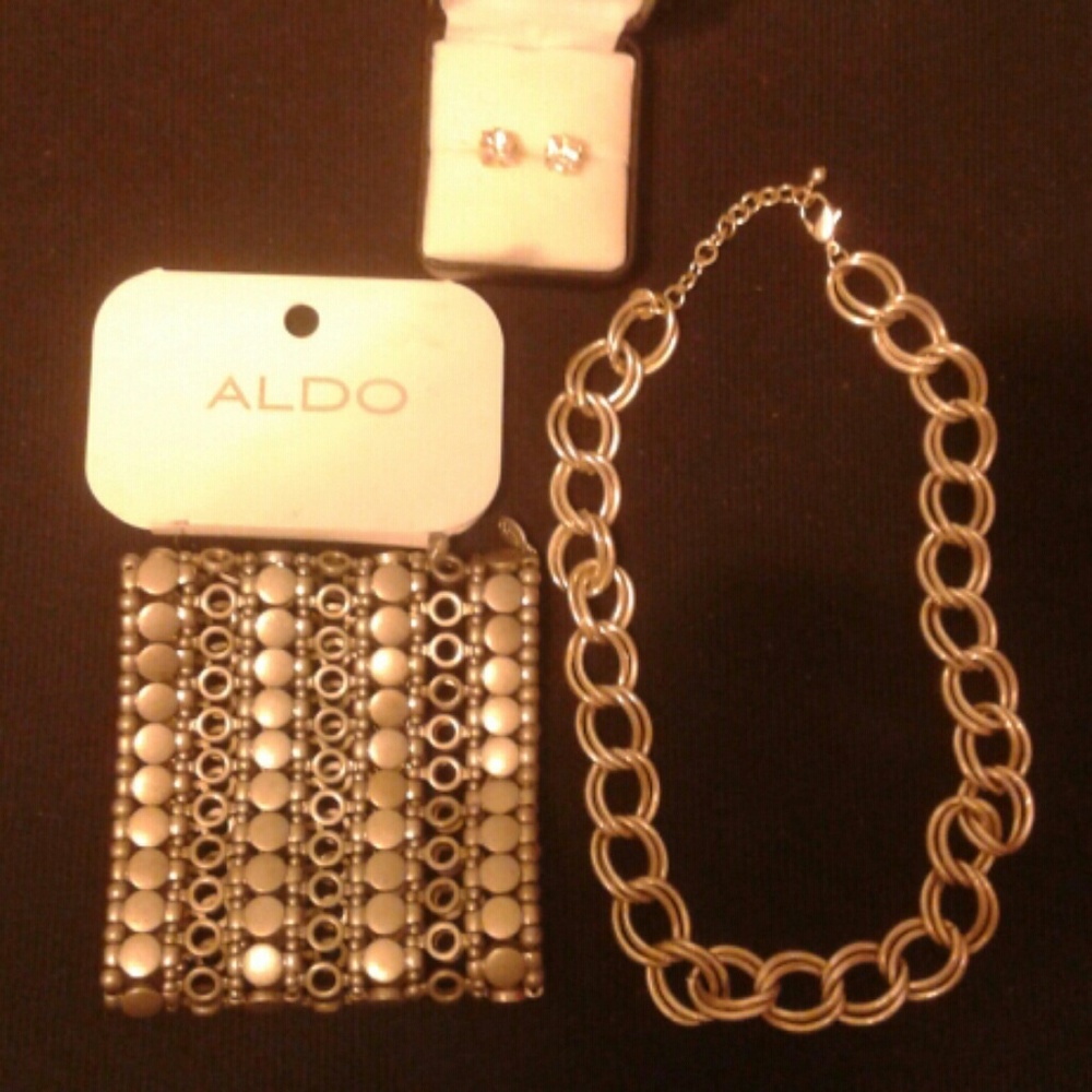 Aldo arm bracelet and costume jewelry